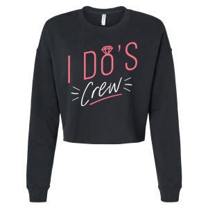 I Do's Crew Bridal Cropped Pullover Crew