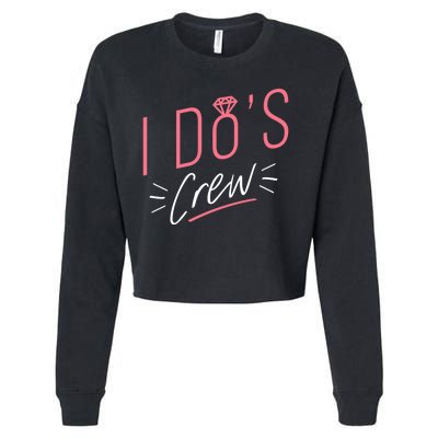 I Do's Crew Bridal Cropped Pullover Crew