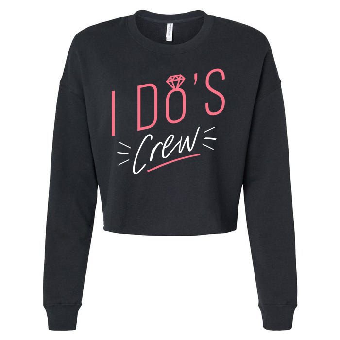 I Do's Crew Bridal Cropped Pullover Crew