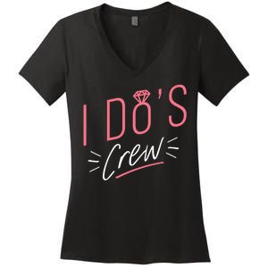 I Do's Crew Bridal Women's V-Neck T-Shirt