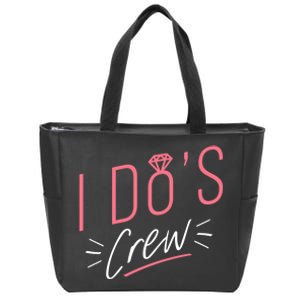 I Do's Crew Bridal Zip Tote Bag