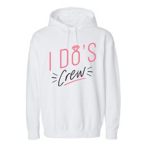 I Do's Crew Bridal Garment-Dyed Fleece Hoodie