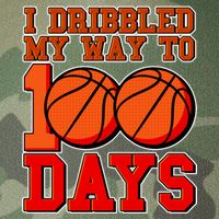 I Dribbled My Way To 100 Days Basketball Legacy Tie Dye Trucker Hat