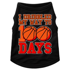 I Dribbled My Way To 100 Days Basketball Doggie Tank