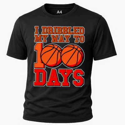 I Dribbled My Way To 100 Days Basketball Performance Shirt
