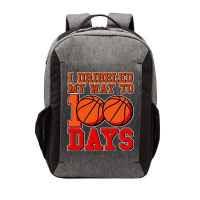 I Dribbled My Way To 100 Days Basketball Vector Backpack