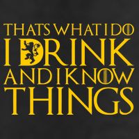I Drink And Know Things Golf Towel