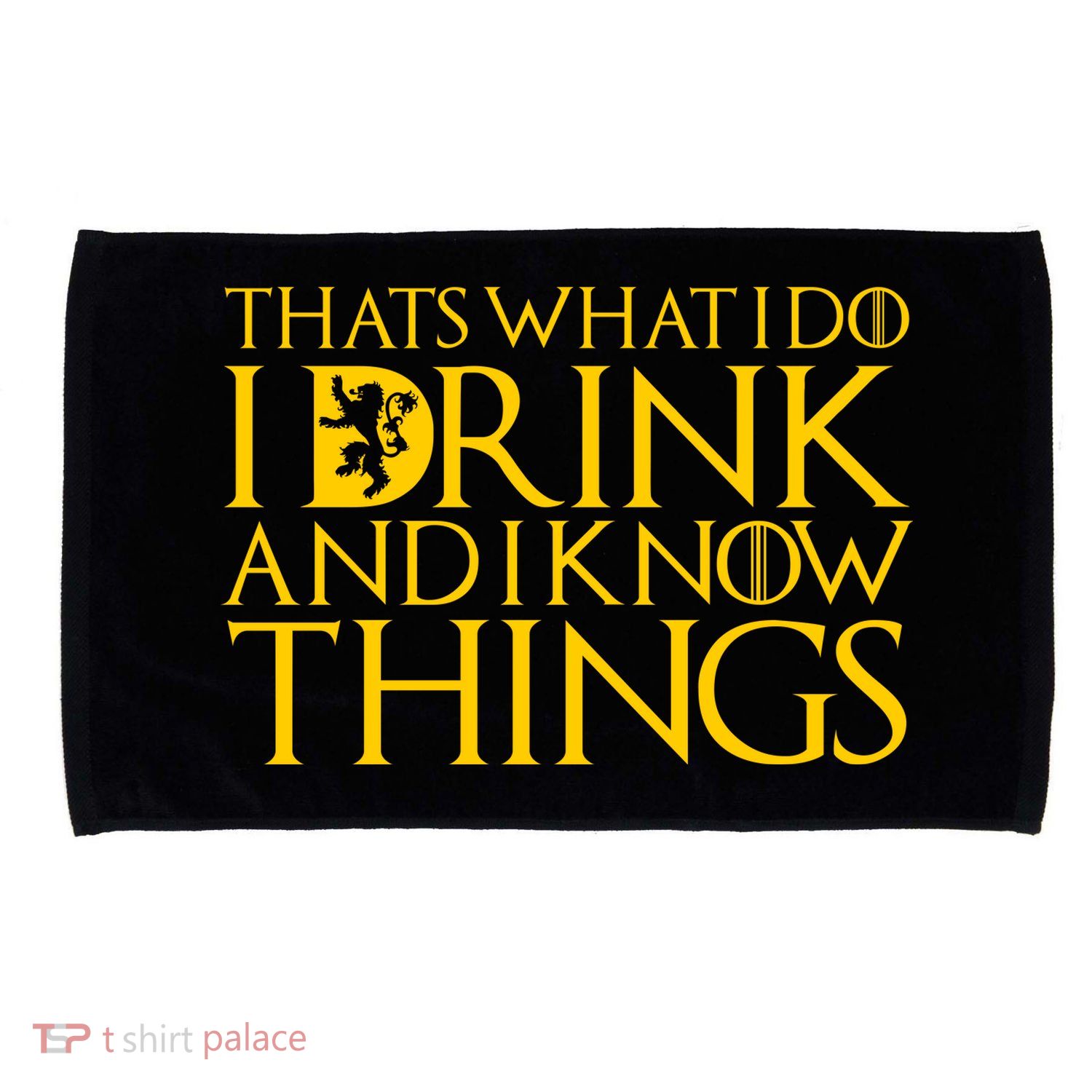 I Drink And Know Things Microfiber Hand Towel