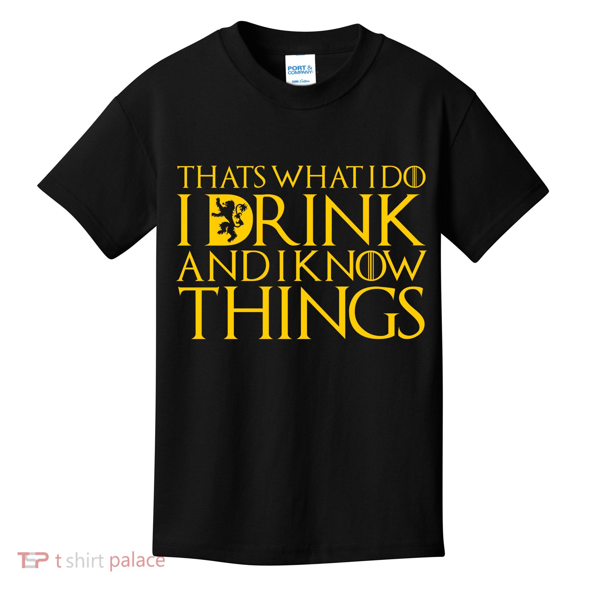 I Drink And Know Things Kids T-Shirt