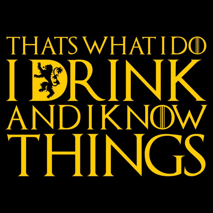I Drink And Know Things Kids T-Shirt