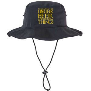 I Drink Beer And I Know Things Legacy Cool Fit Booney Bucket Hat