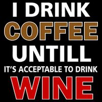 I Drink Coffee Until Wine 16 in Basic Backpack