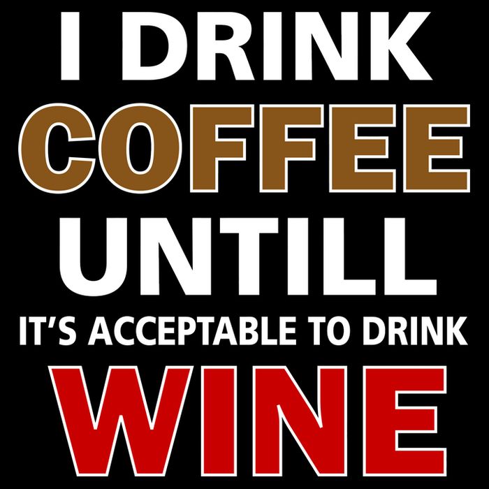 I Drink Coffee Until Wine 16 in Basic Backpack