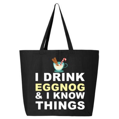 I Drink Eggnog And Know Things 25L Jumbo Tote