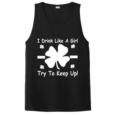 I Drink Like A Girl Try To Keep Up PosiCharge Competitor Tank
