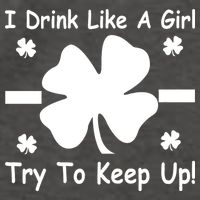 I Drink Like A Girl Try To Keep Up Vector Backpack