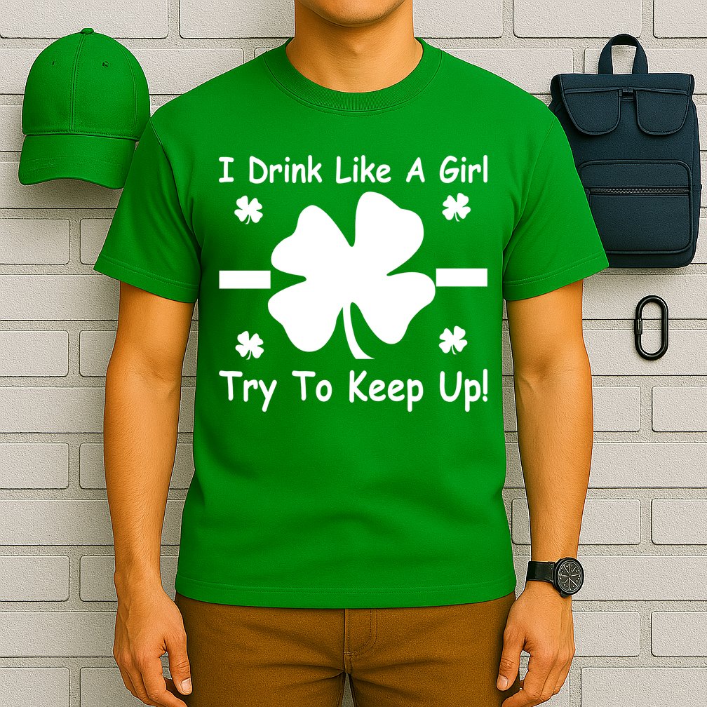 I Drink Like A Girl Try To Keep Up T-Shirt