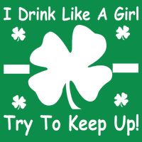 I Drink Like A Girl Try To Keep Up Baby Bodysuit