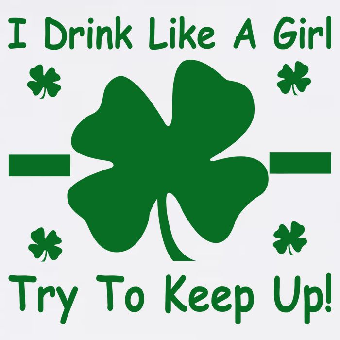 I Drink Like A Girl Try To Keep Up Garment-Dyed Sweatshirt