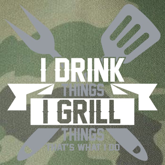 I Drink Thinks Grill Things That's What I Do Legacy Tie Dye Trucker Hat