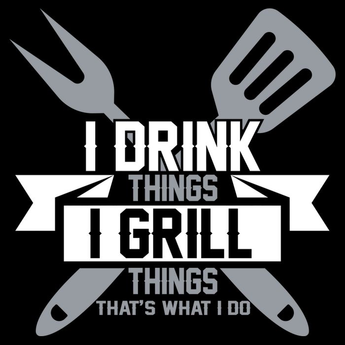 I Drink Thinks Grill Things That's What I Do 16 in Basic Backpack