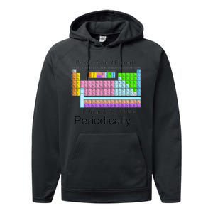 I Drink This Coffee Periodically Mug - Periodic Table of Elements Performance Fleece Hoodie