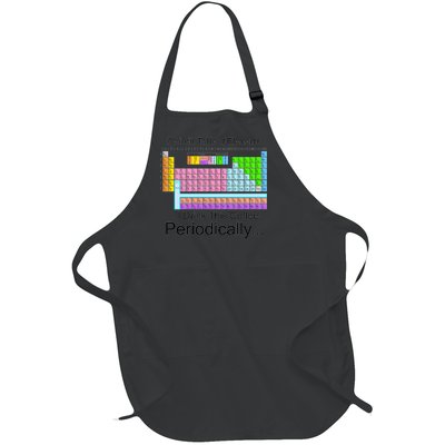 I Drink This Coffee Periodically Mug - Periodic Table of Elements Full-Length Apron With Pockets