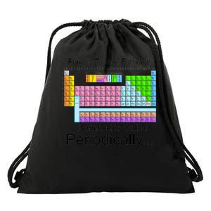 I Drink This Coffee Periodically Mug - Periodic Table of Elements Drawstring Bag