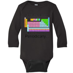 I Drink This Coffee Periodically Mug - Periodic Table of Elements Baby Long Sleeve Bodysuit