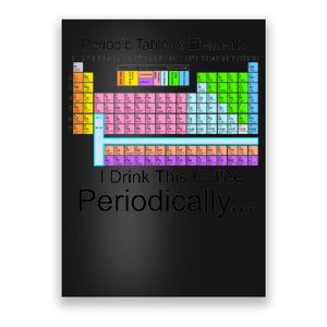 I Drink This Coffee Periodically Mug - Periodic Table of Elements Poster