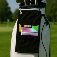 I Drink This Coffee Periodically Mug - Periodic Table of Elements Golf Towel