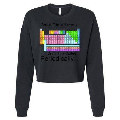 I Drink This Coffee Periodically Mug - Periodic Table of Elements Cropped Pullover Crew