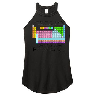 I Drink This Coffee Periodically Mug - Periodic Table of Elements Women’s Perfect Tri Rocker Tank