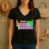 I Drink This Coffee Periodically Mug - Periodic Table of Elements Women's V-Neck T-Shirt