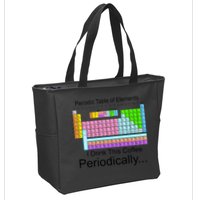 I Drink This Coffee Periodically Mug - Periodic Table of Elements Zip Tote Bag