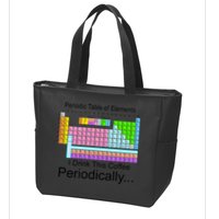 I Drink This Coffee Periodically Mug - Periodic Table of Elements Zip Tote Bag