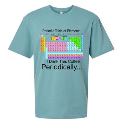 I Drink This Coffee Periodically Mug - Periodic Table of Elements Sueded Cloud Jersey T-Shirt