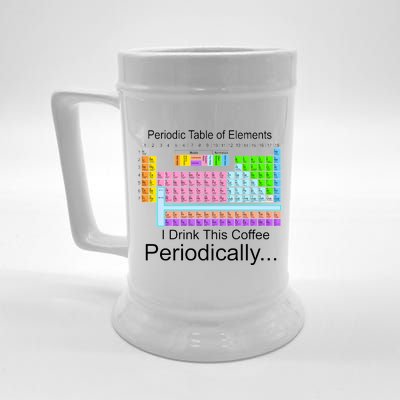 I Drink This Coffee Periodically Mug - Periodic Table of Elements Beer Stein