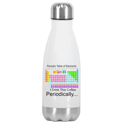 I Drink This Coffee Periodically Mug - Periodic Table of Elements Stainless Steel Insulated Water Bottle