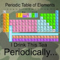 I Drink This Tea Periodically Periodic Table of Elements Legacy Tie Dye Trucker Hat