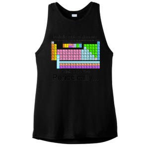 I Drink This Tea Periodically Periodic Table of Elements Ladies PosiCharge Tri-Blend Wicking Tank