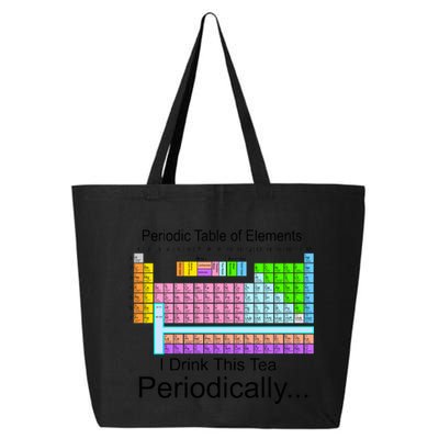 I Drink This Tea Periodically Periodic Table of Elements 25L Jumbo Tote