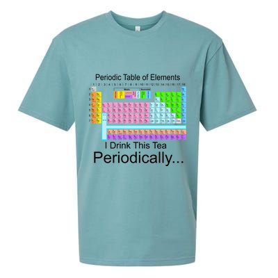 I Drink This Tea Periodically Periodic Table of Elements Sueded Cloud Jersey T-Shirt