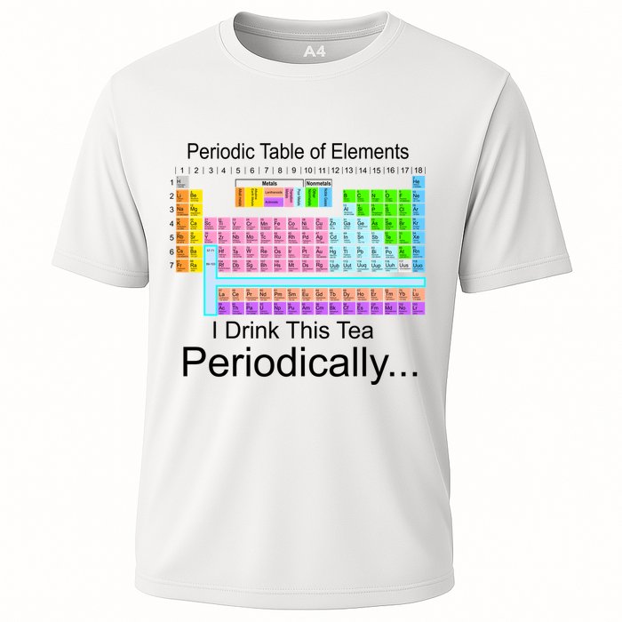 I Drink This Tea Periodically Periodic Table of Elements Performance Shirt