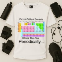 I Drink This Tea Periodically Periodic Table of Elements Performance Shirt