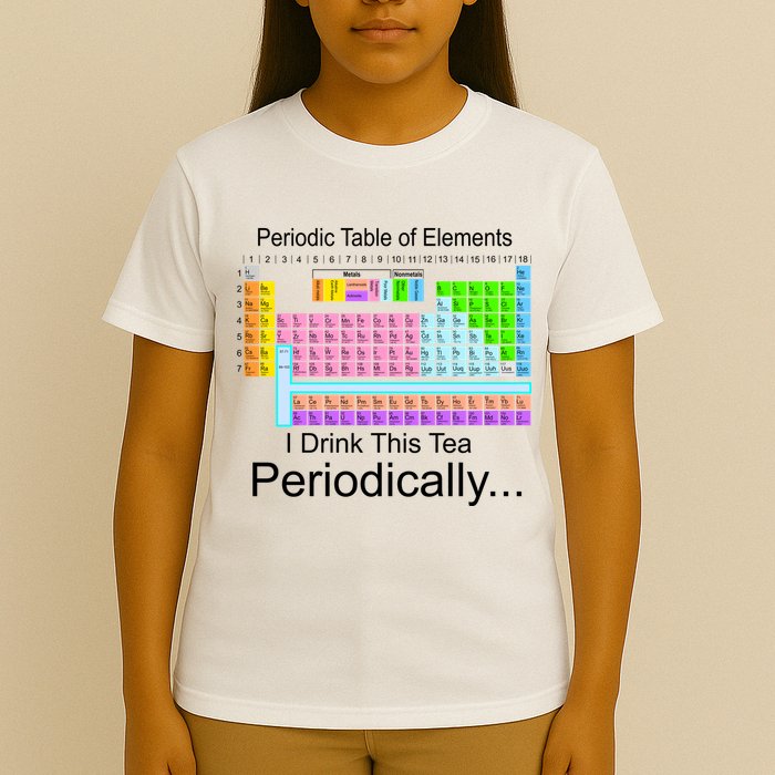 I Drink This Tea Periodically Periodic Table of Elements T-Shirt