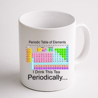 I Drink This Tea Periodically Periodic Table of Elements Mug