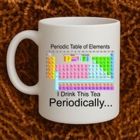 I Drink This Tea Periodically Periodic Table of Elements Mug