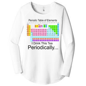 I Drink This Tea Periodically Periodic Table of Elements Women's Perfect Tri Tunic Long Sleeve Shirt