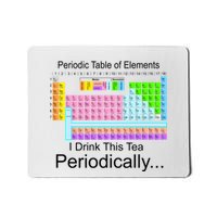 I Drink This Tea Periodically Periodic Table of Elements Mousepad